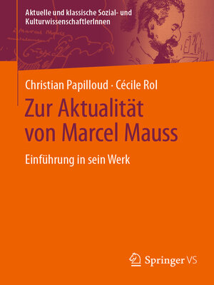 cover image of Zur Aktualität von Marcel Mauss